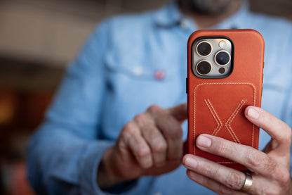 Burton Goods iPhone Case Heritage Leather Case For iPhone 16 Pro