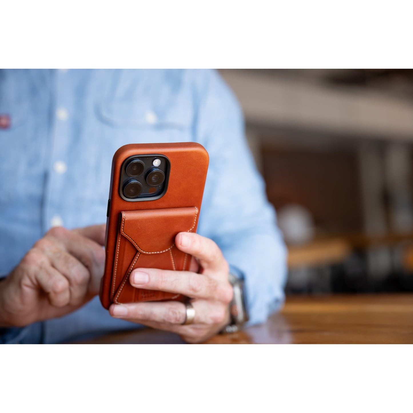 Burton Goods iPhone Case Heritage Leather Case For iPhone 16 Pro Max
