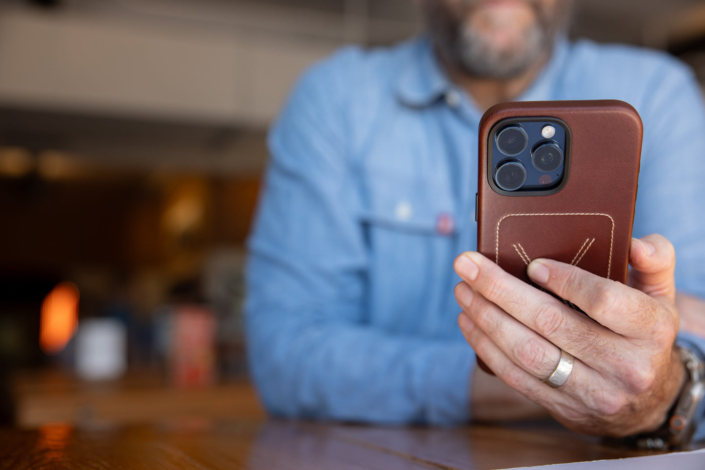 Burton Goods iPhone Case Heritage Leather Case For iPhone 16 Pro Max