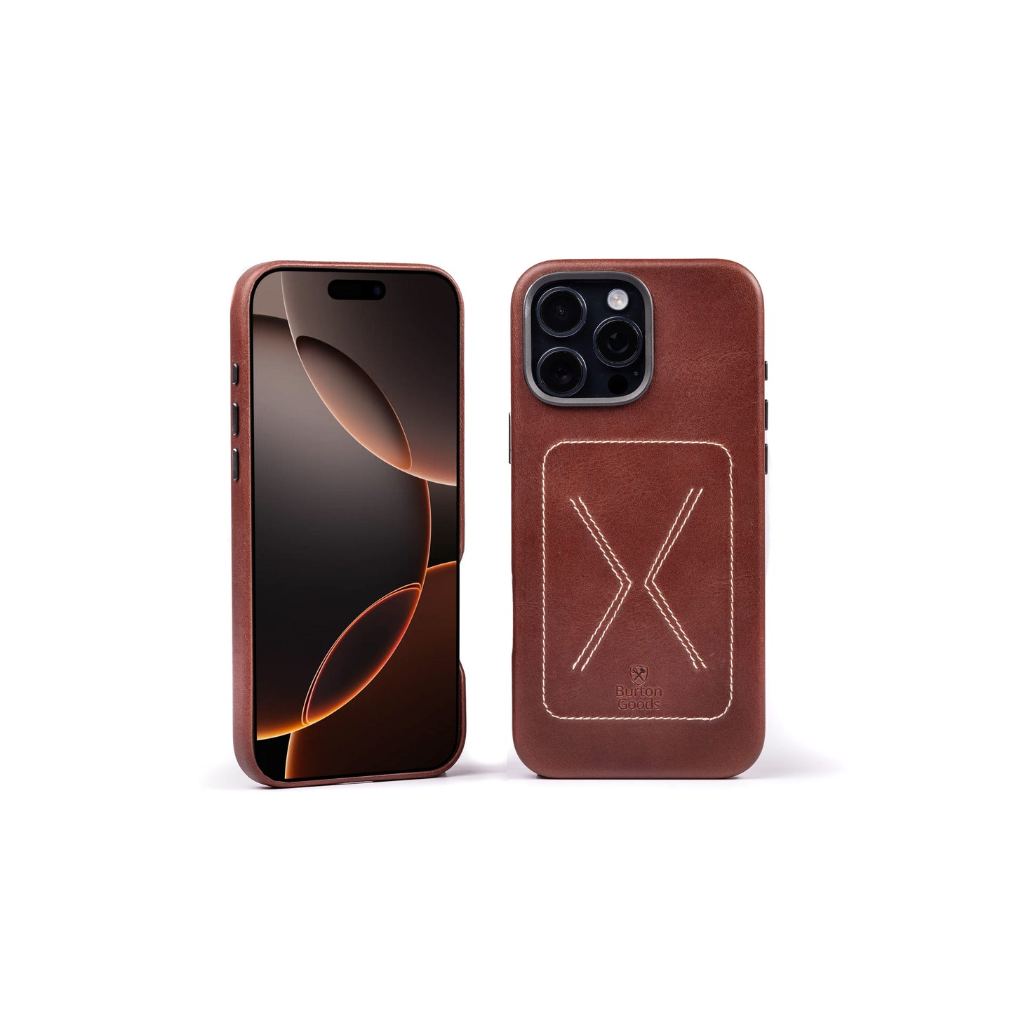 Burton Goods iPhone Case Heritage Leather Case For iPhone 16 Pro Max