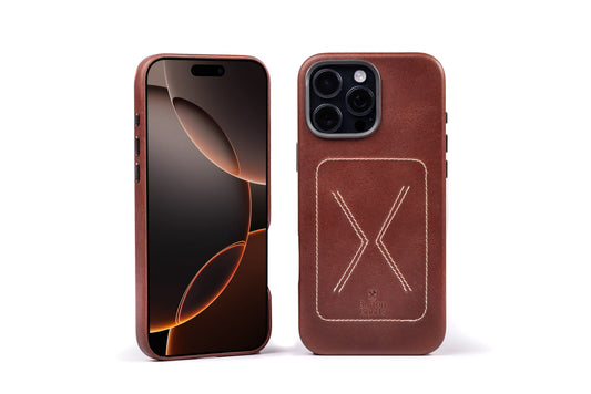 Burton Goods iPhone Case Heritage Leather Case For iPhone 16 Pro Max