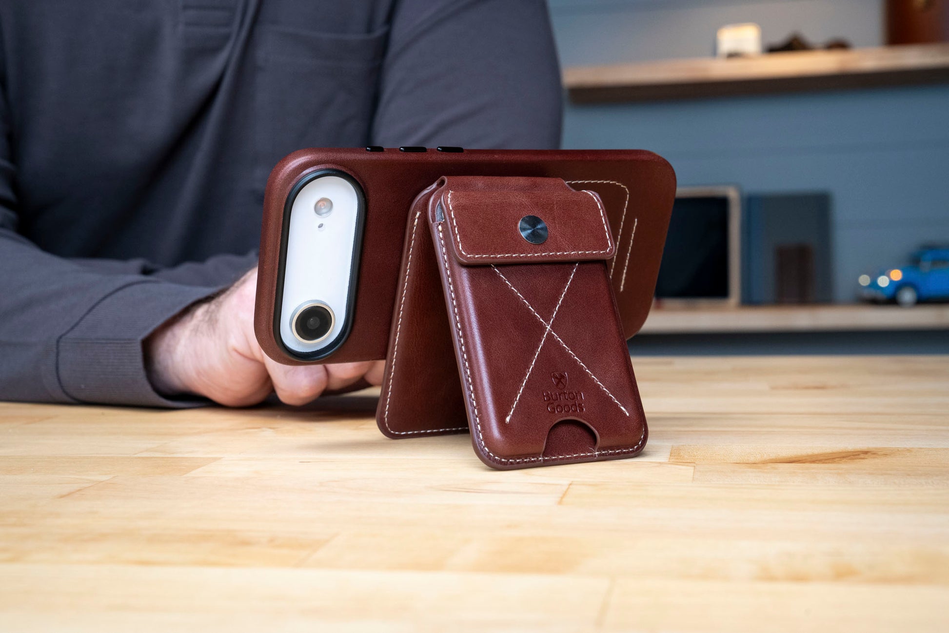 Burton Goods iPhone Case Heritage Leather Case For iPhone 17 Air