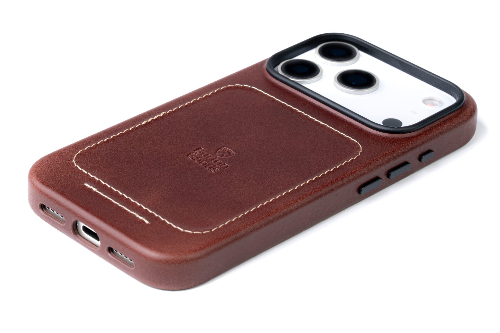 Burton Goods iPhone Case Heritage Leather Case For iPhone 17 Pro