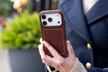 Burton Goods iPhone Case Heritage Leather Case For iPhone 17 Pro