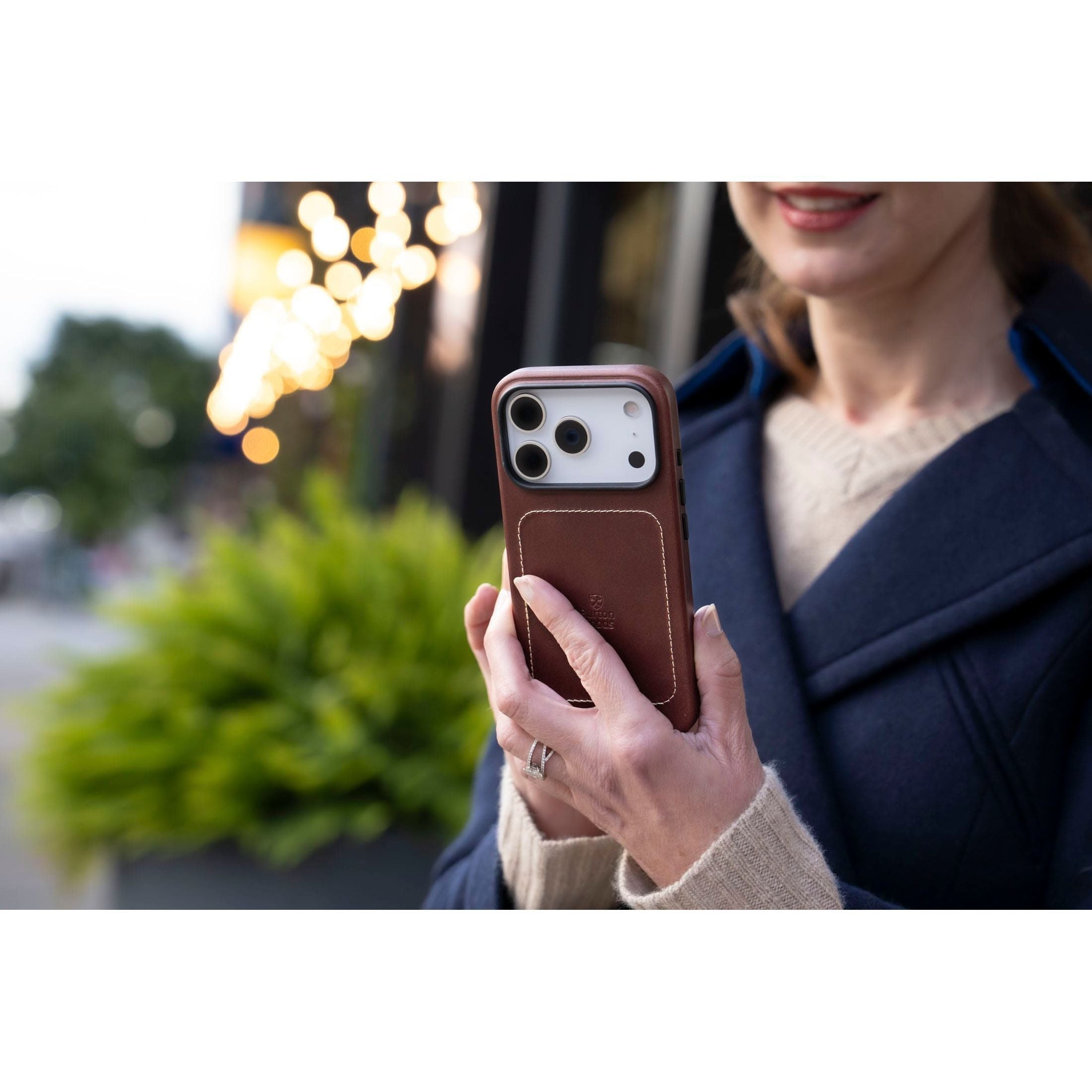 Heritage Leather Case For iPhone 17 Pro | Burton Goods