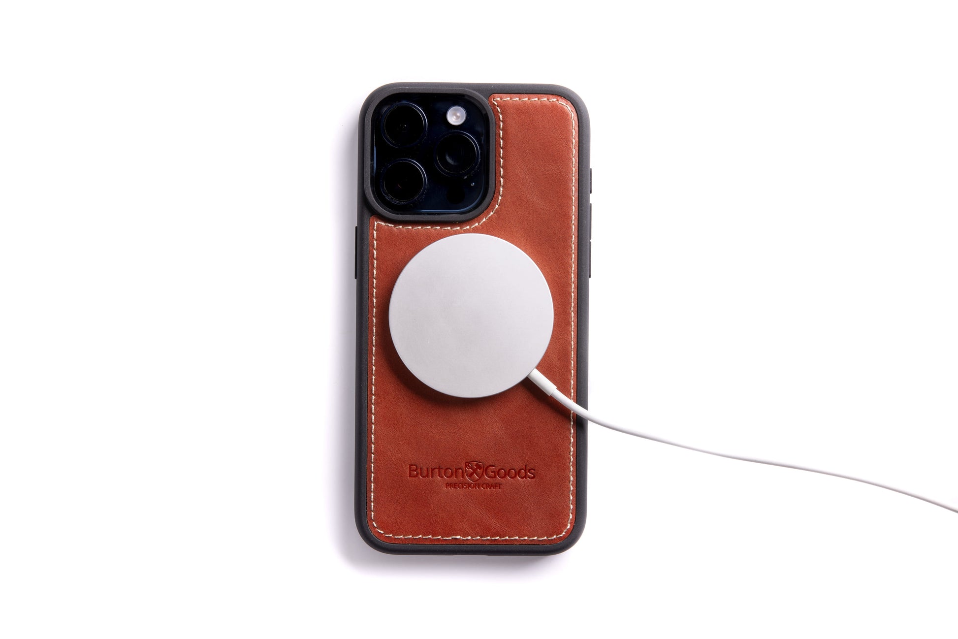 Burton Goods iPhone Case Leather Case For iPhone 15 Pro