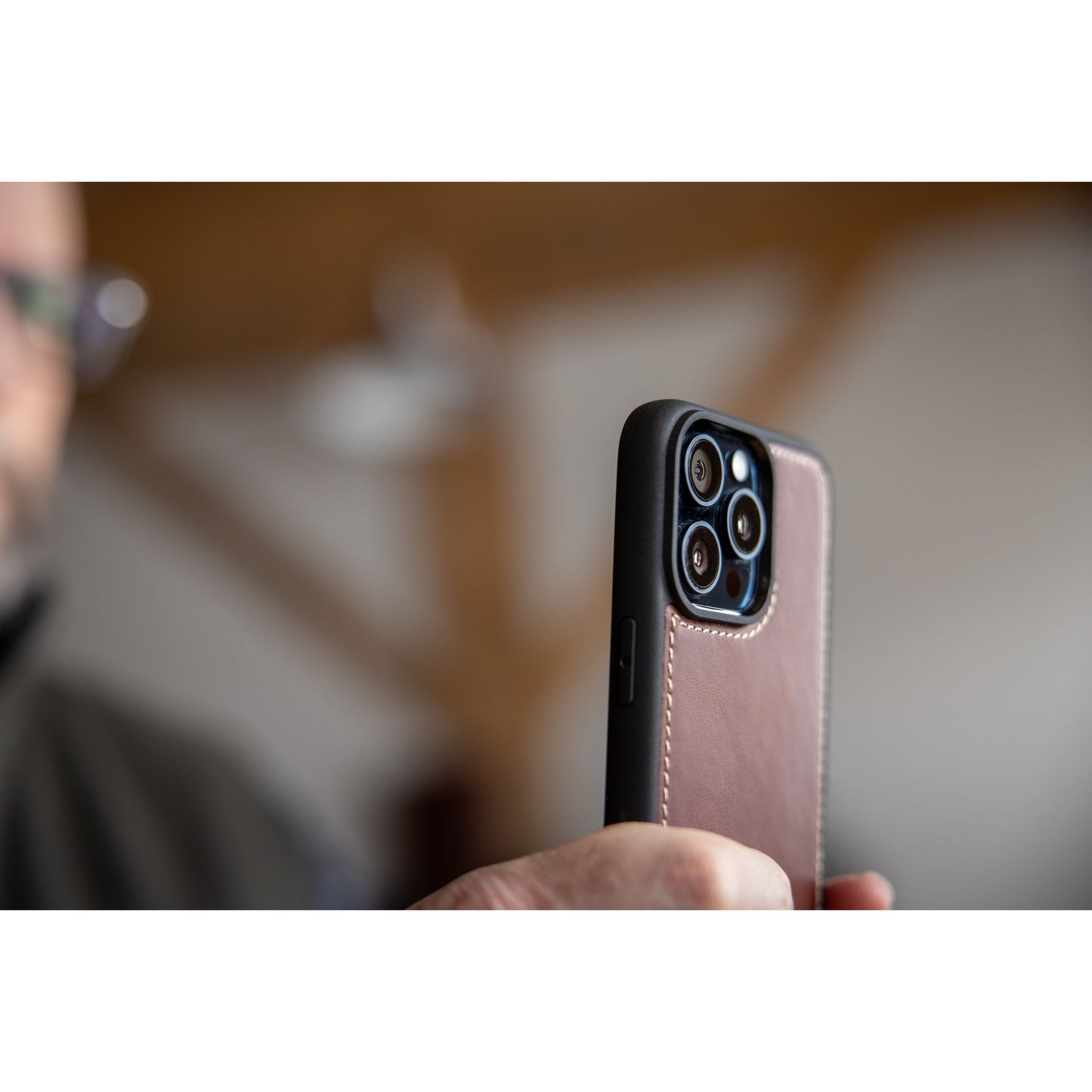 Burton Goods iPhone Case Leather Case For iPhone 15 Pro Max