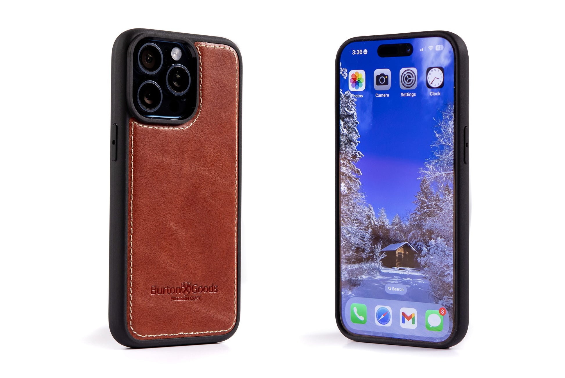 Burton Goods iPhone Case Leather Case For iPhone 16 Pro