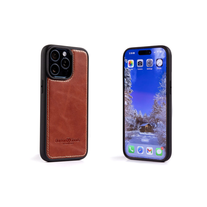 Burton Goods Leather Case For iPhone 16 Pro