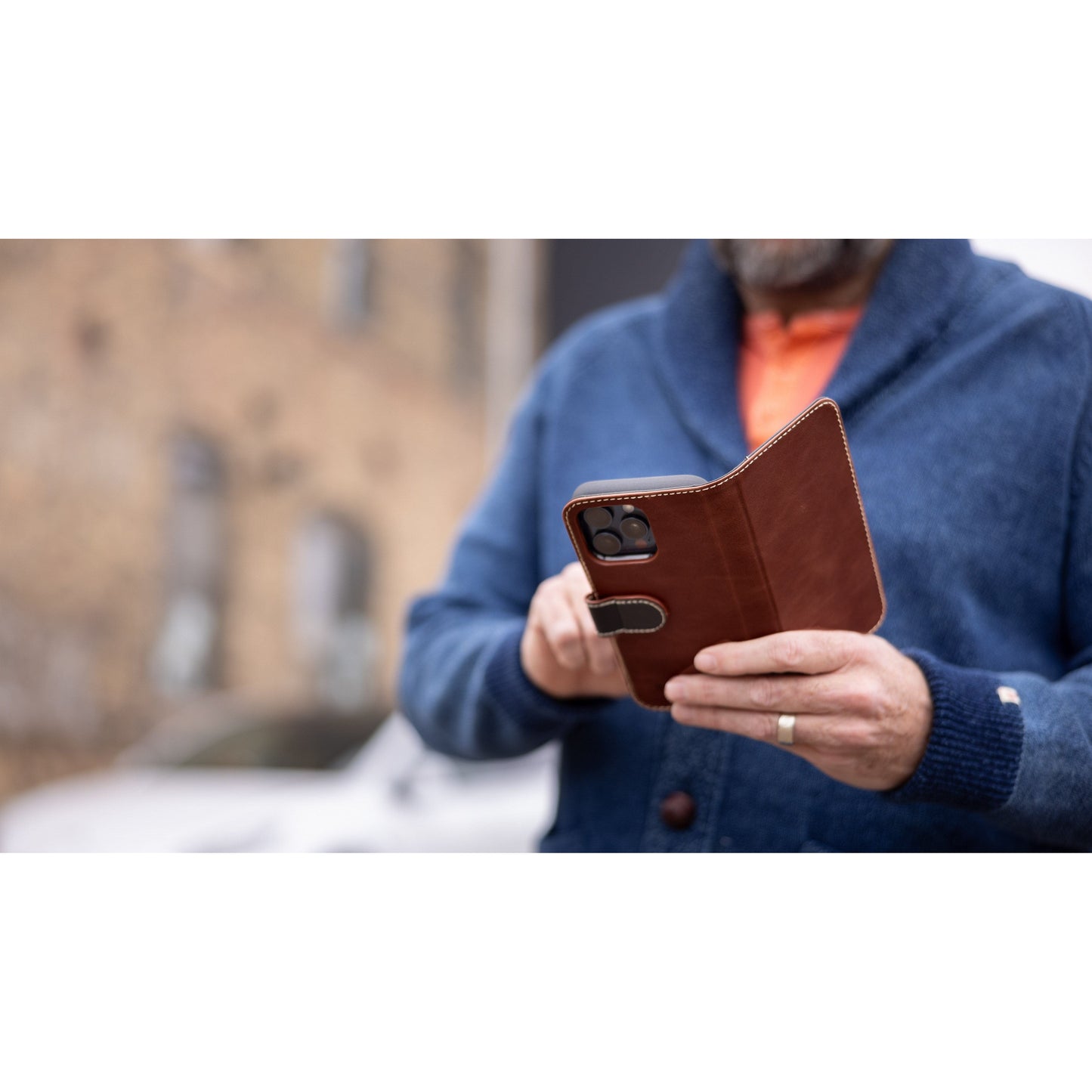 Burton Goods iPhone Case Modern Pocket Book Wallet Case For iPhone 14 Pro Max
