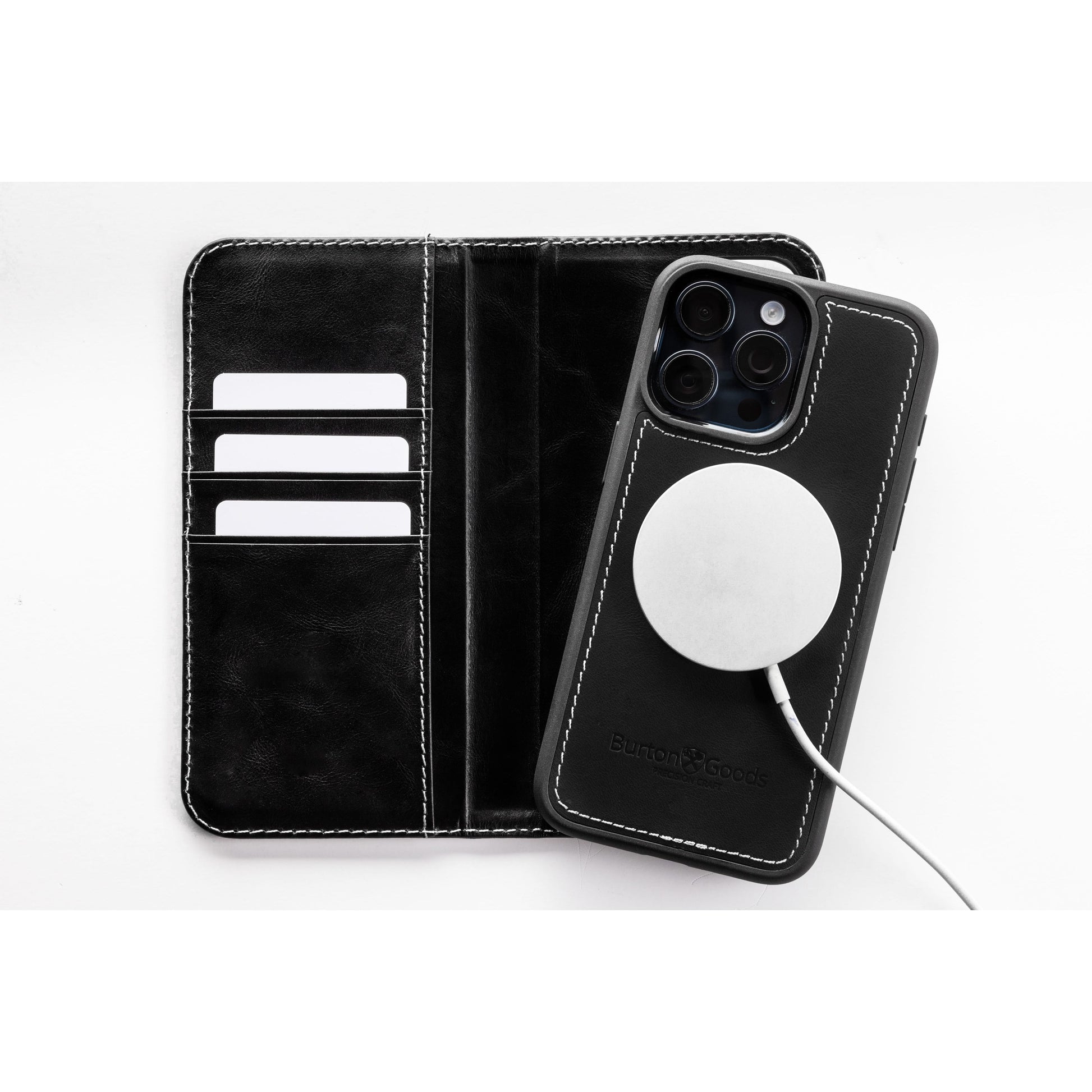 Burton Goods iPhone Case Modern Pocket Book Wallet Case For iPhone 14 Pro Max