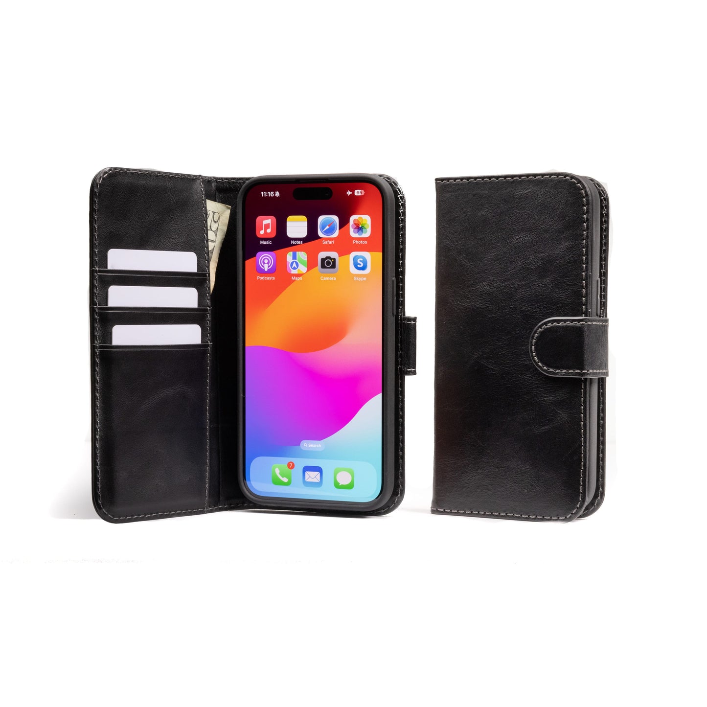 Burton Goods iPhone Case Modern Pocket Book Wallet Case For iPhone 15 Pro Max