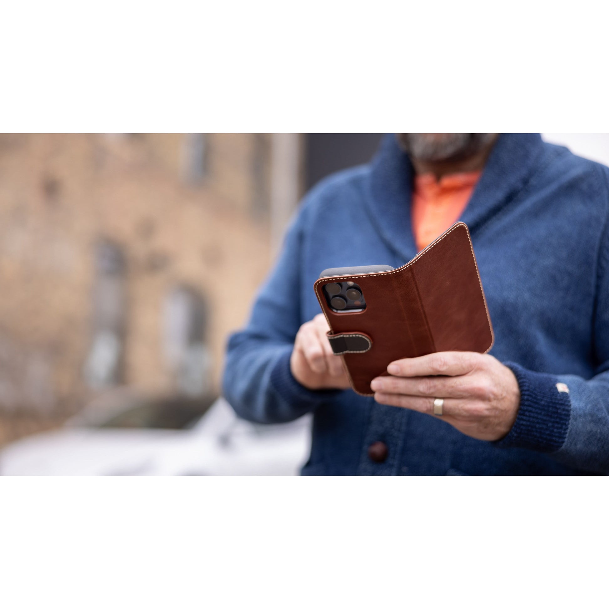 Burton Goods iPhone Case Modern Pocket Book Wallet Case For iPhone 15 Pro Max