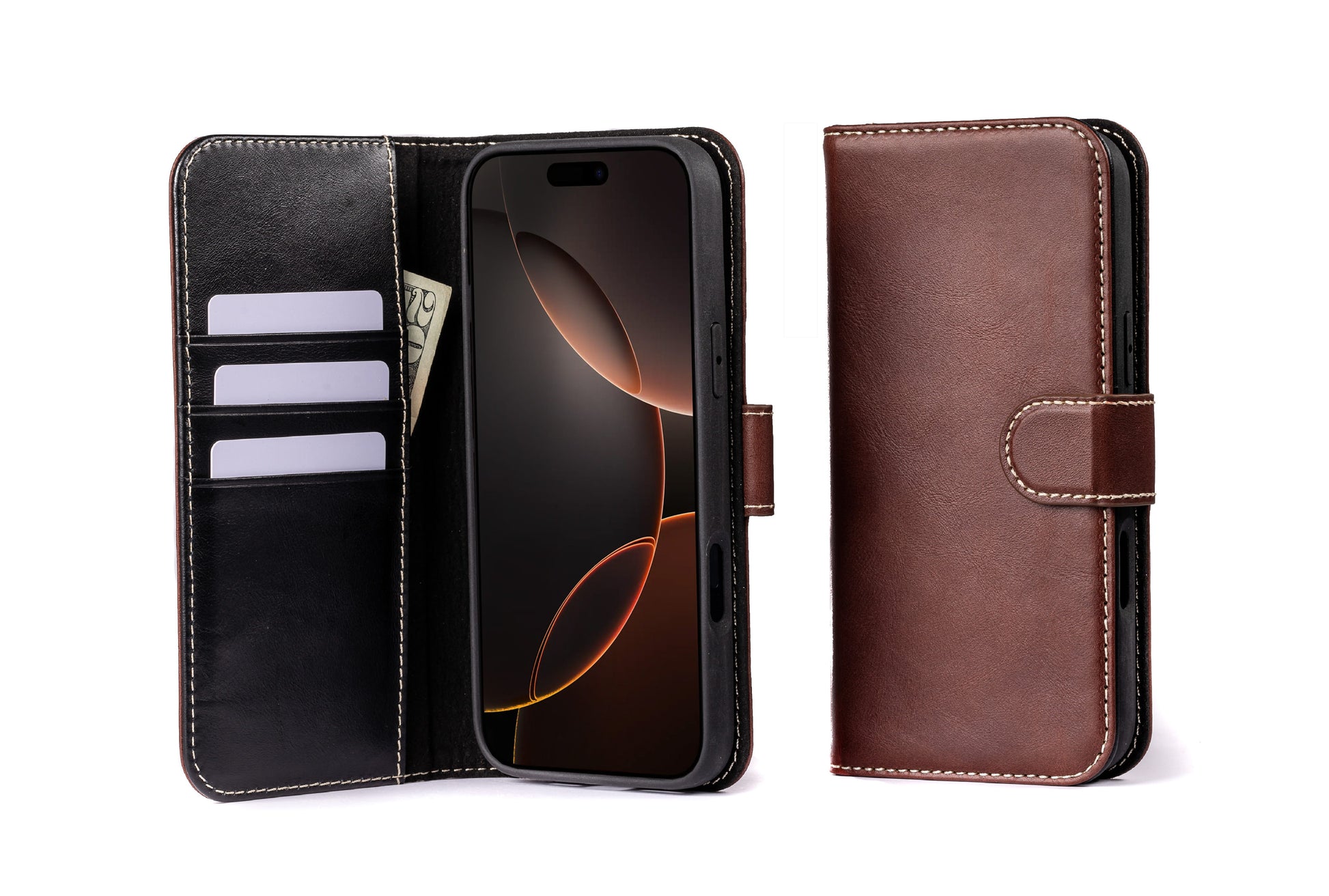 Burton Goods iPhone Case Modern Pocket Book Wallet Case For iPhone 16 Pro Max
