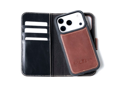 Burton Goods iPhone Case Modern Pocket Book Wallet Case For iPhone 17 Pro