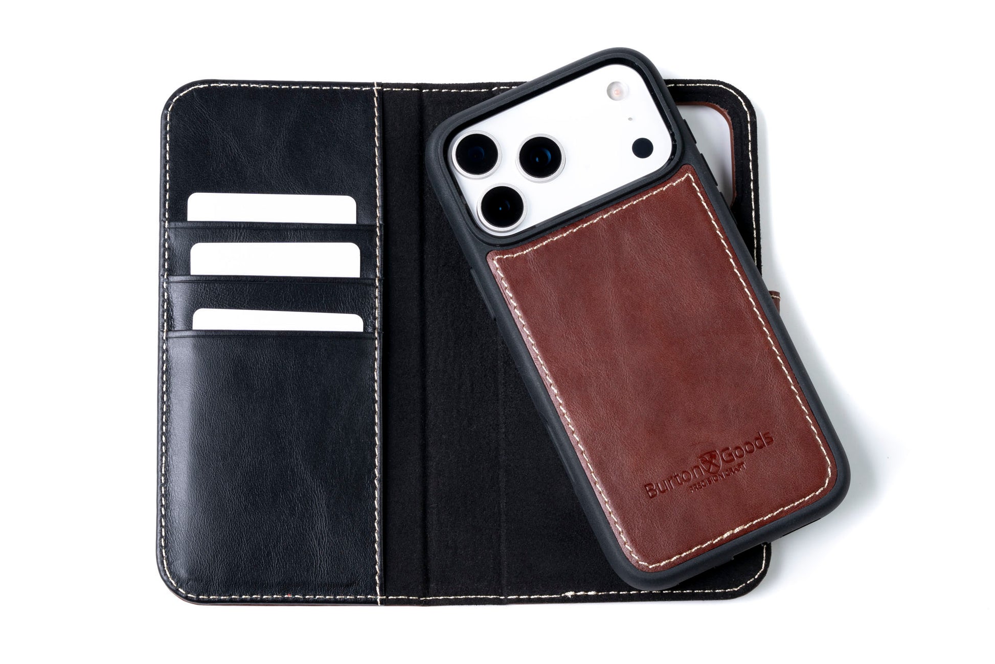 Burton Goods iPhone Case Modern Pocket Book Wallet Case For iPhone 17 Pro Max
