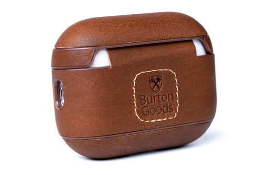 Burton Goods LLC® AirPods Case Leather Case For AirPods Pro 3
