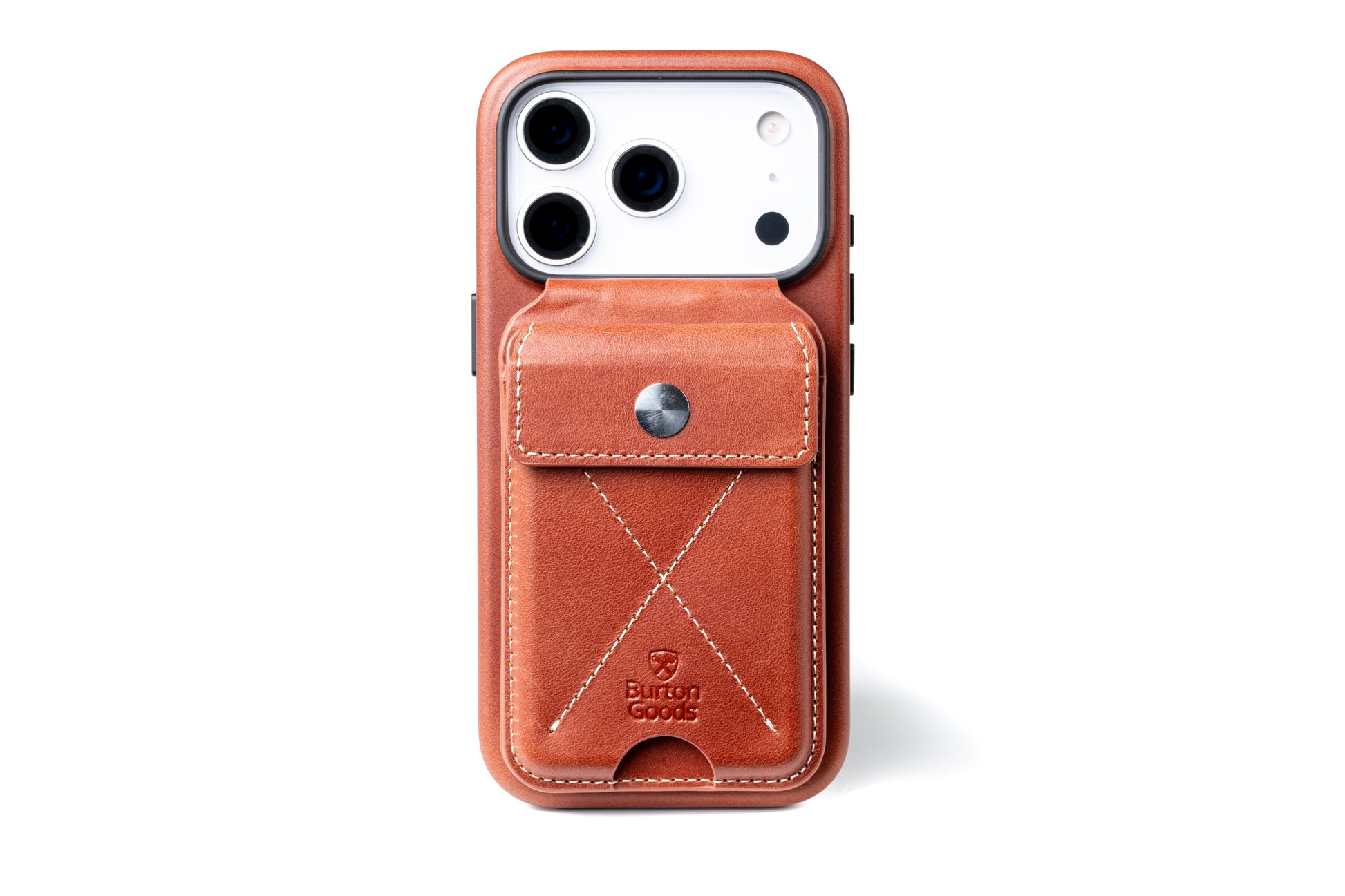 Burton Goods LLC® Deep Amber / Mahogany Heritage iPhone 17 Pro Bundle