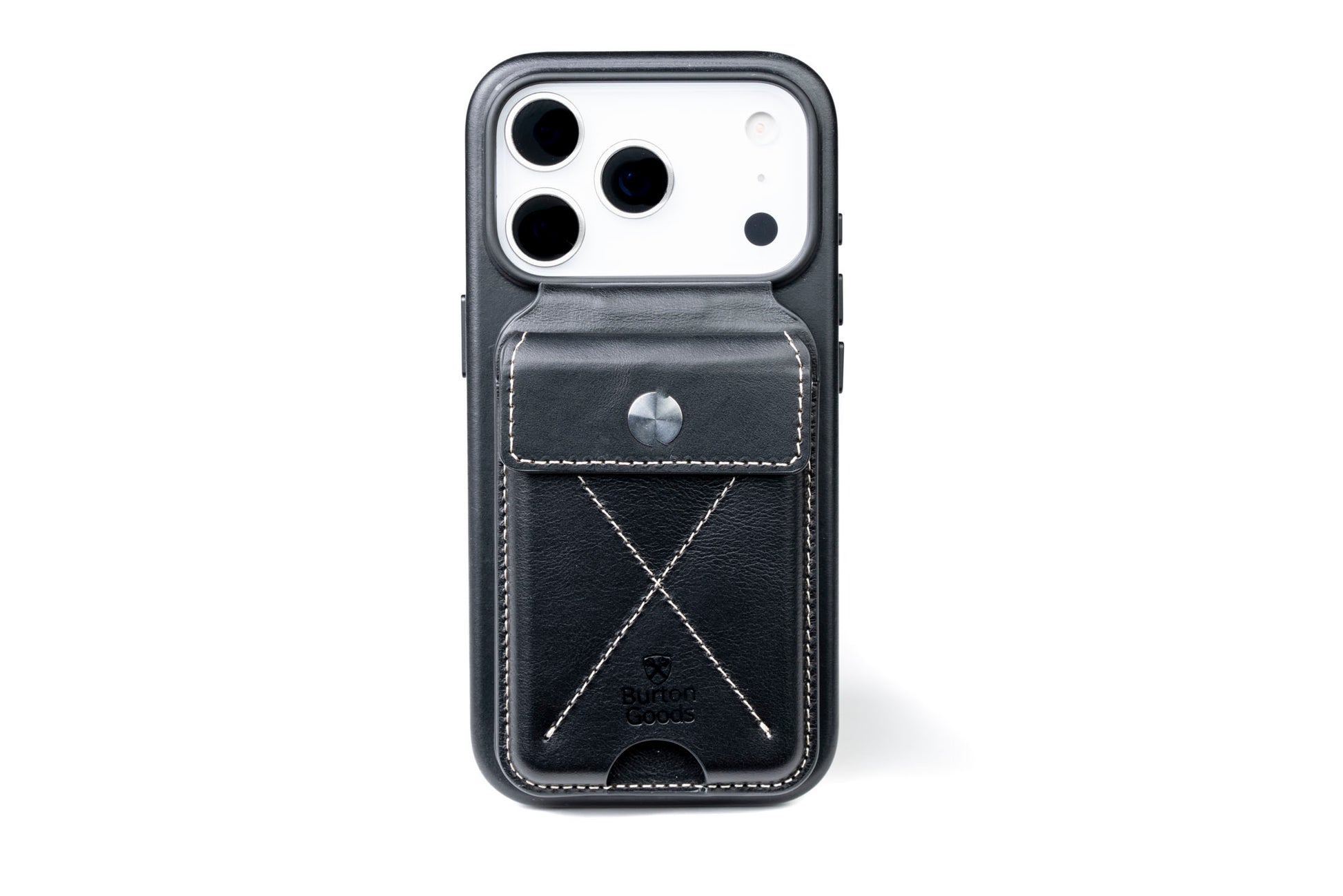 Burton Goods LLC® Onyx Black / Mahogany Heritage iPhone 17 Pro Bundle
