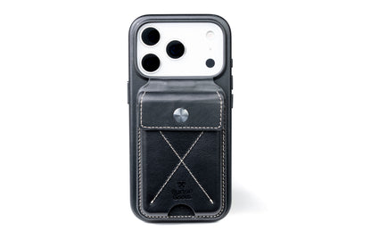 Burton Goods LLC® Onyx Black / Mahogany Heritage iPhone 17 Pro Bundle