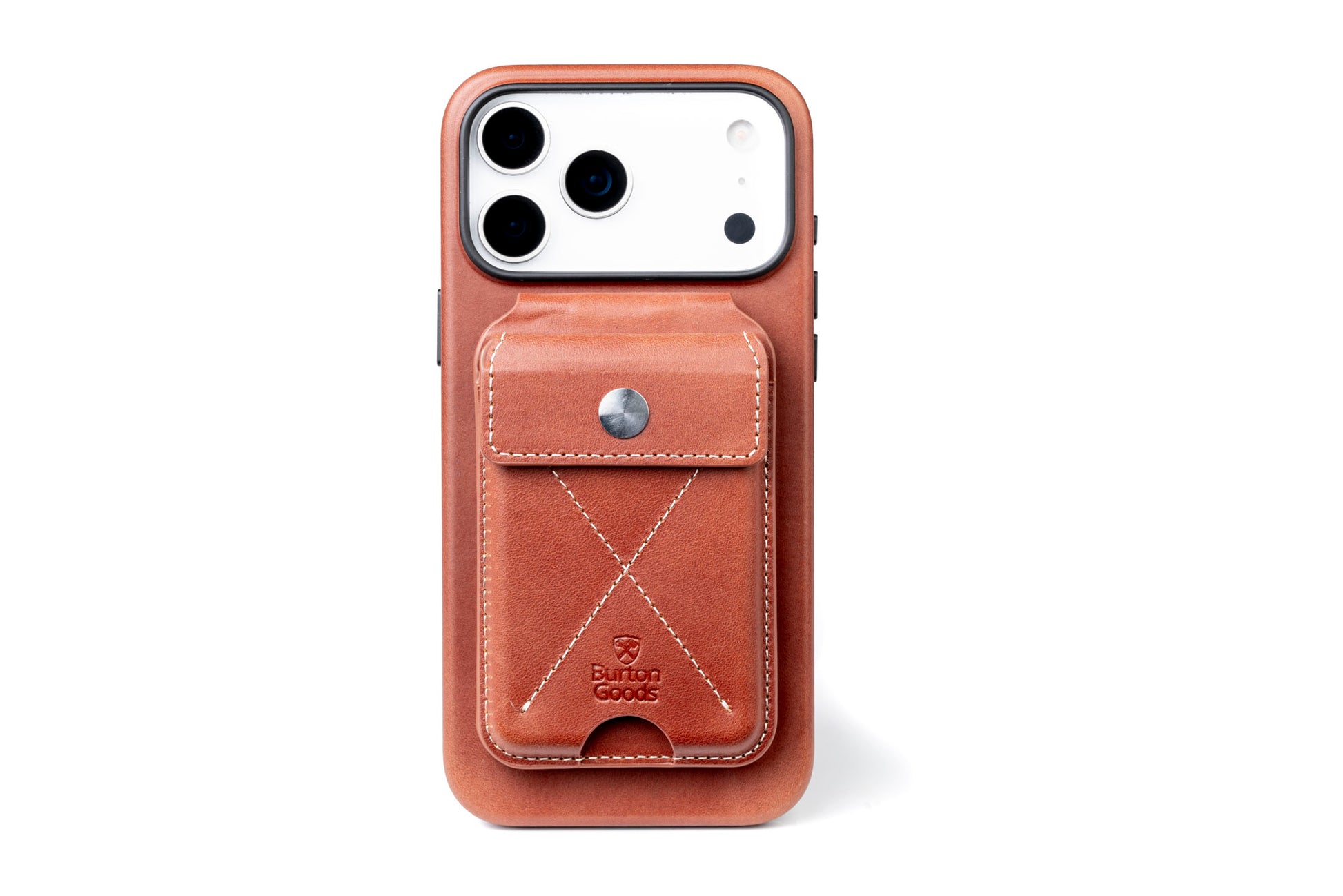 Burton Goods LLC® Deep Amber / Mahogany Heritage iPhone 17 Pro Max Bundle