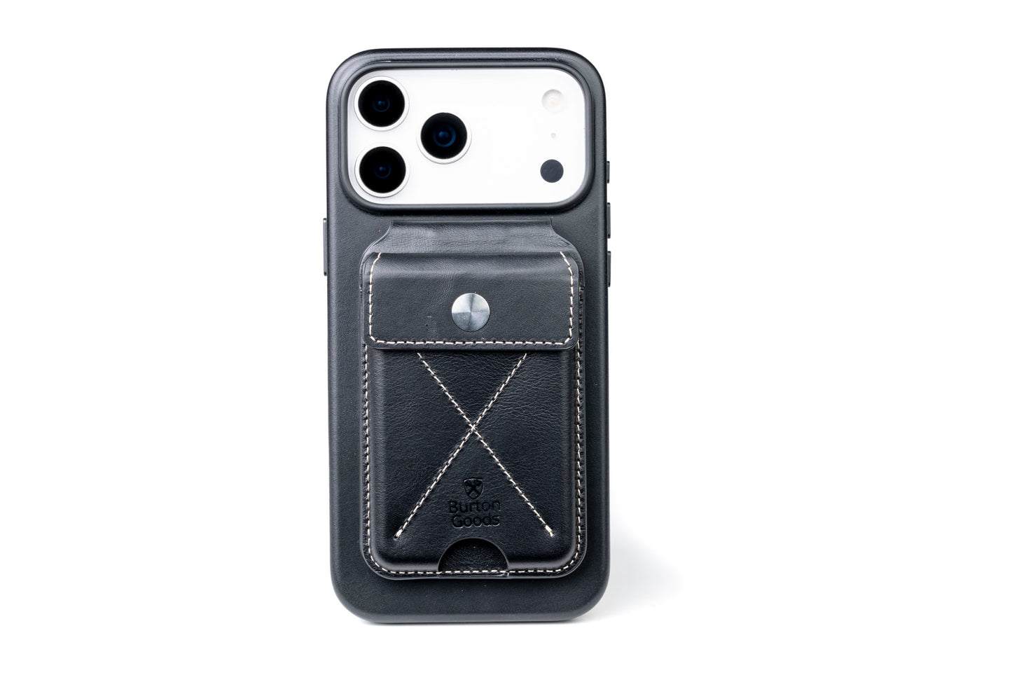 Burton Goods LLC® Onyx Black / Mahogany Heritage iPhone 17 Pro Max Bundle