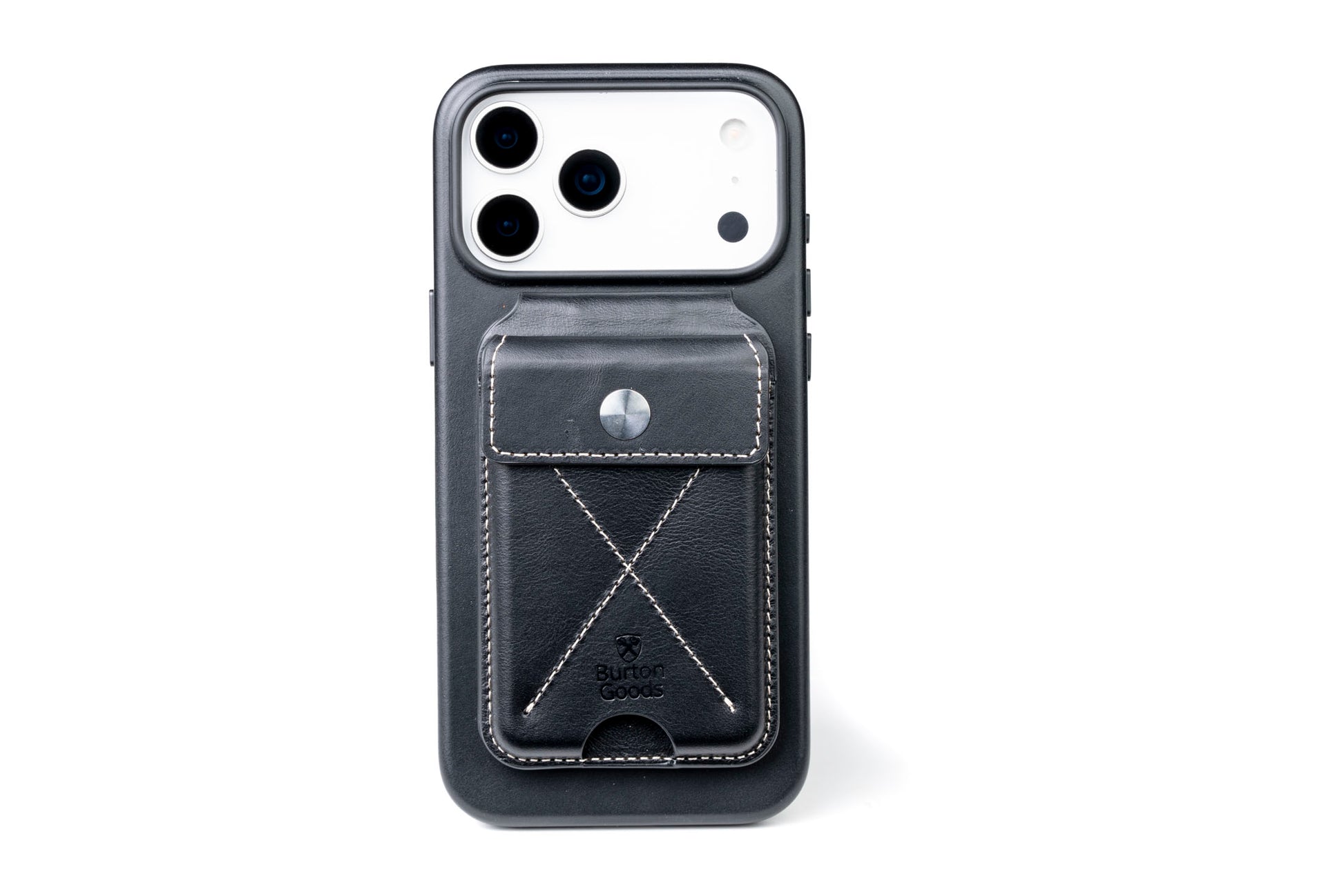 Burton Goods LLC® Onyx Black / Mahogany Heritage iPhone 17 Pro Max Bundle