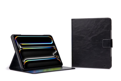 Burton Goods LLC iPad Case Onyx Black CLEARANCE Magnetic Leather iPad Case M5 / M4 iPad Pro 13"