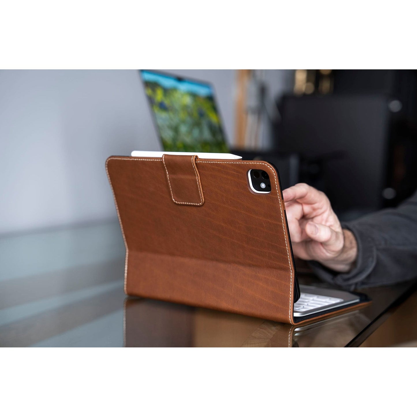 Burton Goods LLC iPad Case Limited Edition: Magic Keyboard Leather Case For iPad Pro 11"