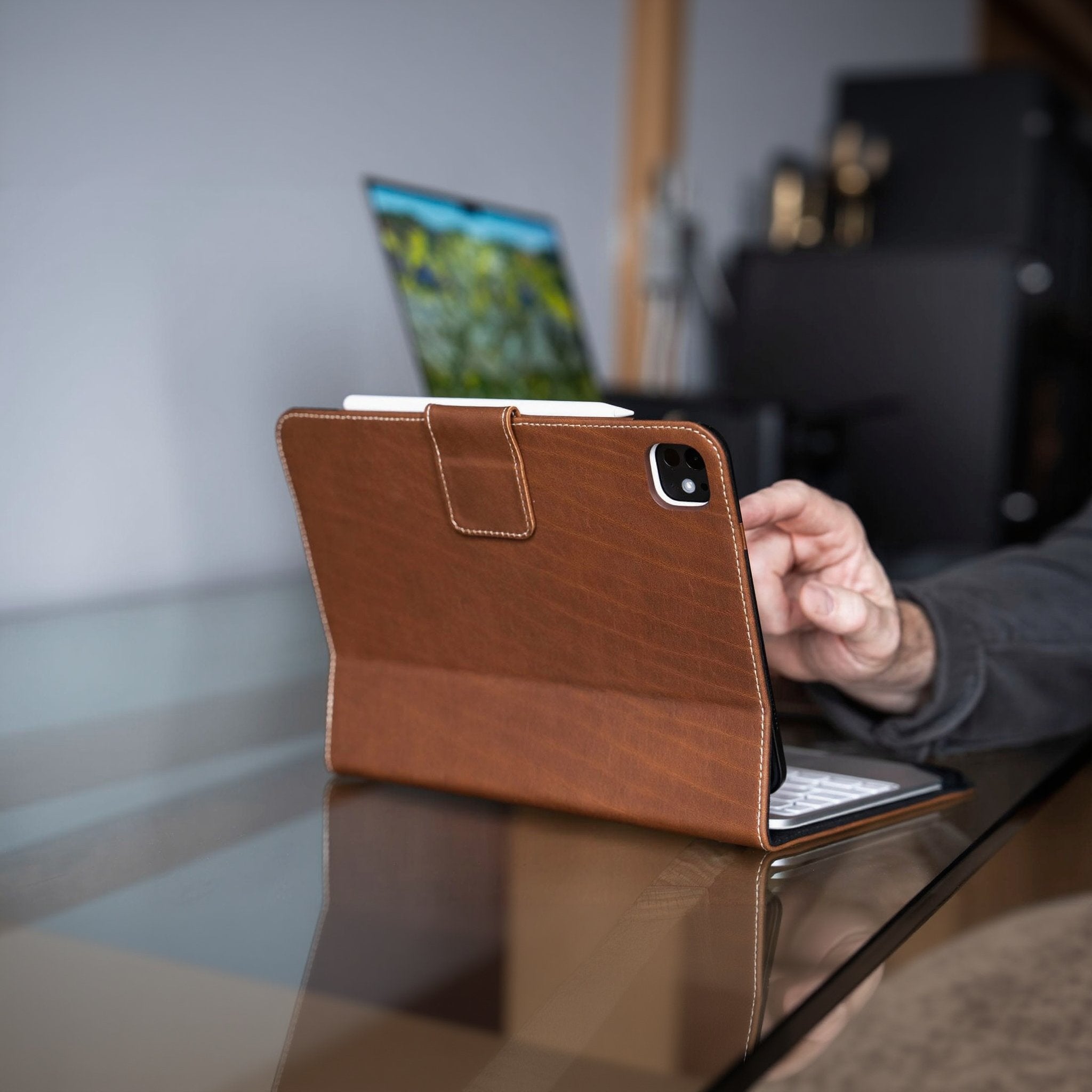 Burton Goods LLC iPad Case Limited Edition: Magic Keyboard Leather Case For iPad Pro 11"
