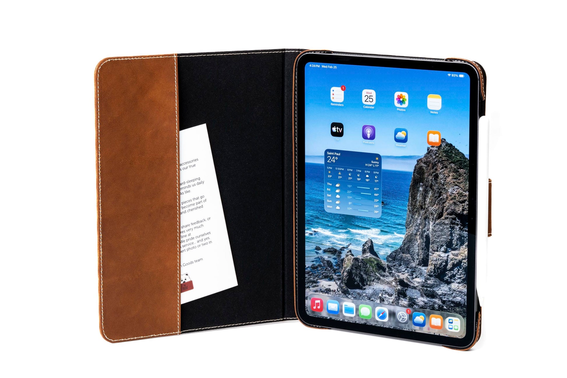 Burton Goods LLC iPad Case Limited Edition: Magnetic Leather Case M5 / M4 iPad Pro 11"