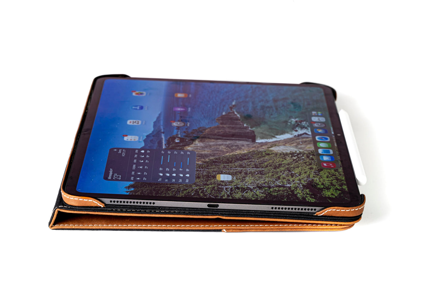 Burton Goods LLC iPad Case Limited Edition: Magnetic Leather Case M5 / M4 iPad Pro 13"