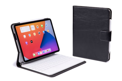 Burton Goods LLC iPad Case Onyx Black Magic Keyboard Leather Case For M5 / M4 iPad Pro 11
