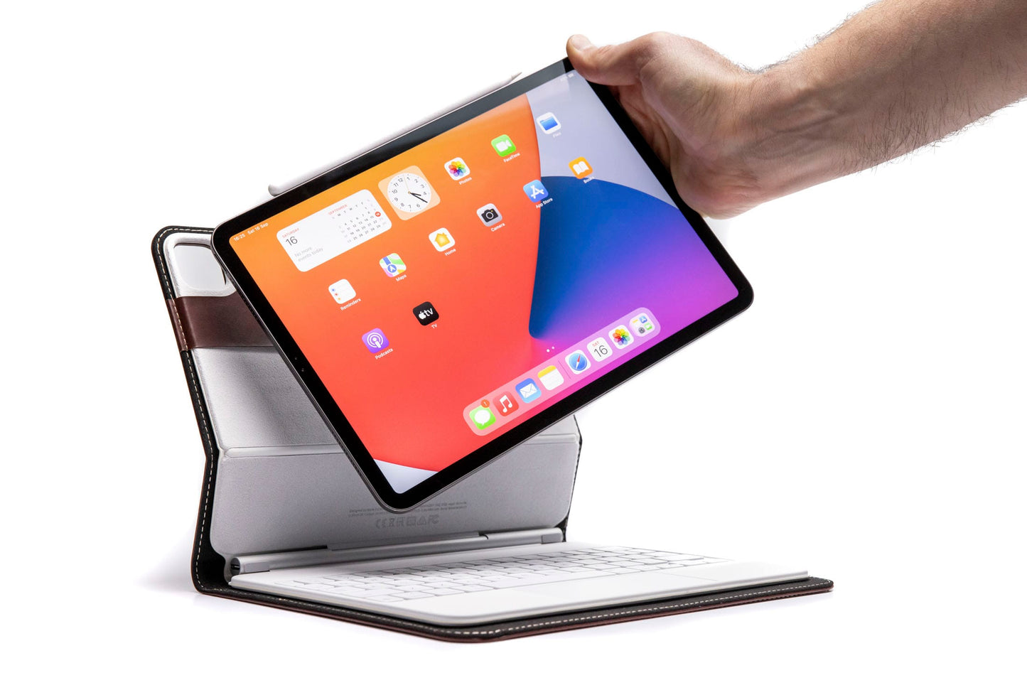 Burton Goods LLC iPad Case Magic Keyboard Leather Case For M5 / M4 iPad Pro 11
