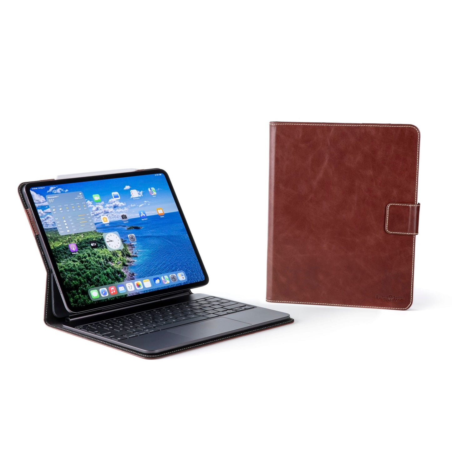 Burton Goods LLC iPad Case Magic Keyboard Leather Case M5 / M4 iPad Pro 13"