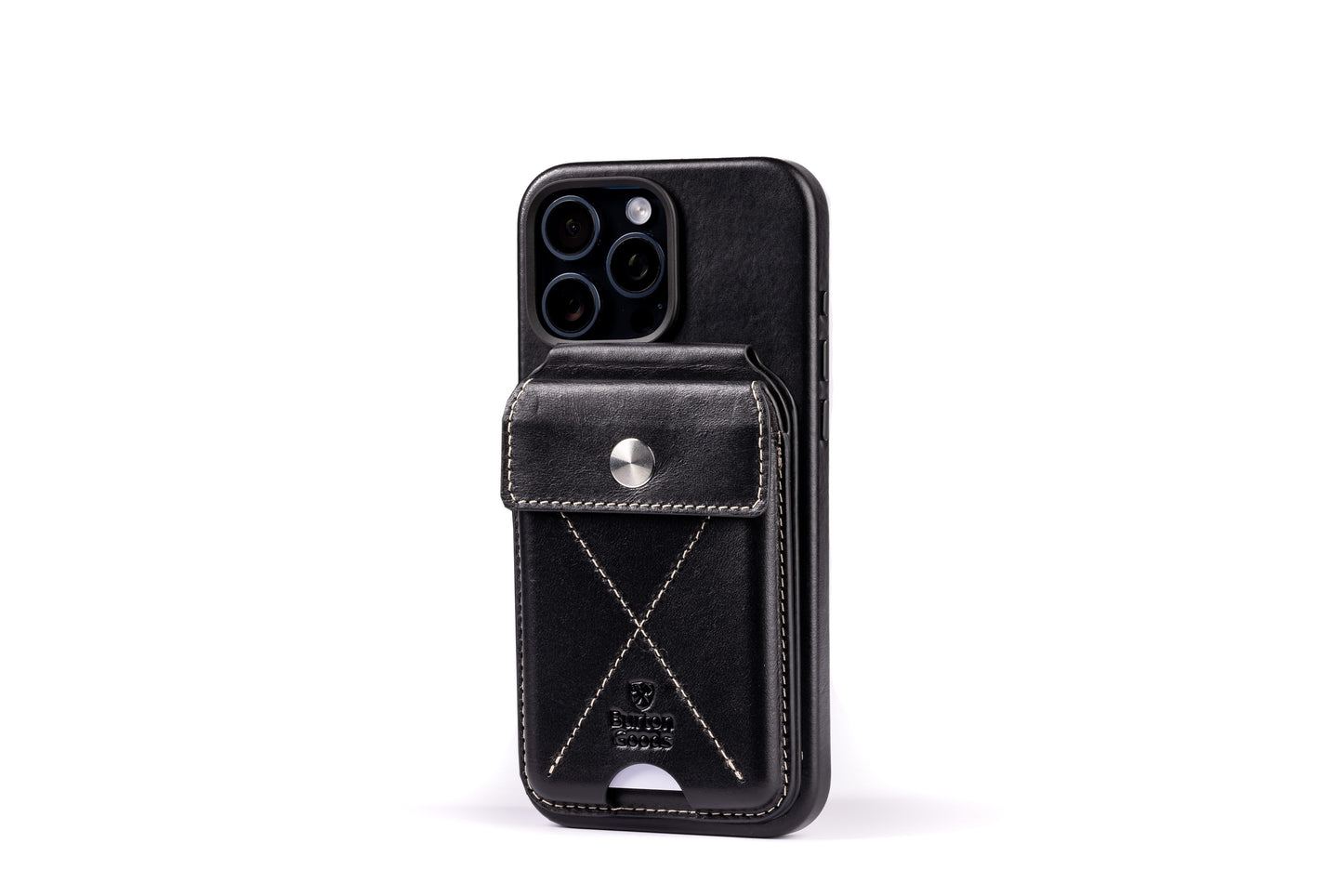 Burton Goods LLC® iPhone Case Onyx Black / Mahogany Heritage iPhone 16 Pro Bundle