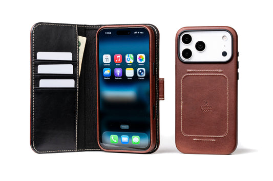Burton Goods LLC® iPhone Case Mahogany / Mahogany Luxury Pocket Book For iPhone 17 Pro Max