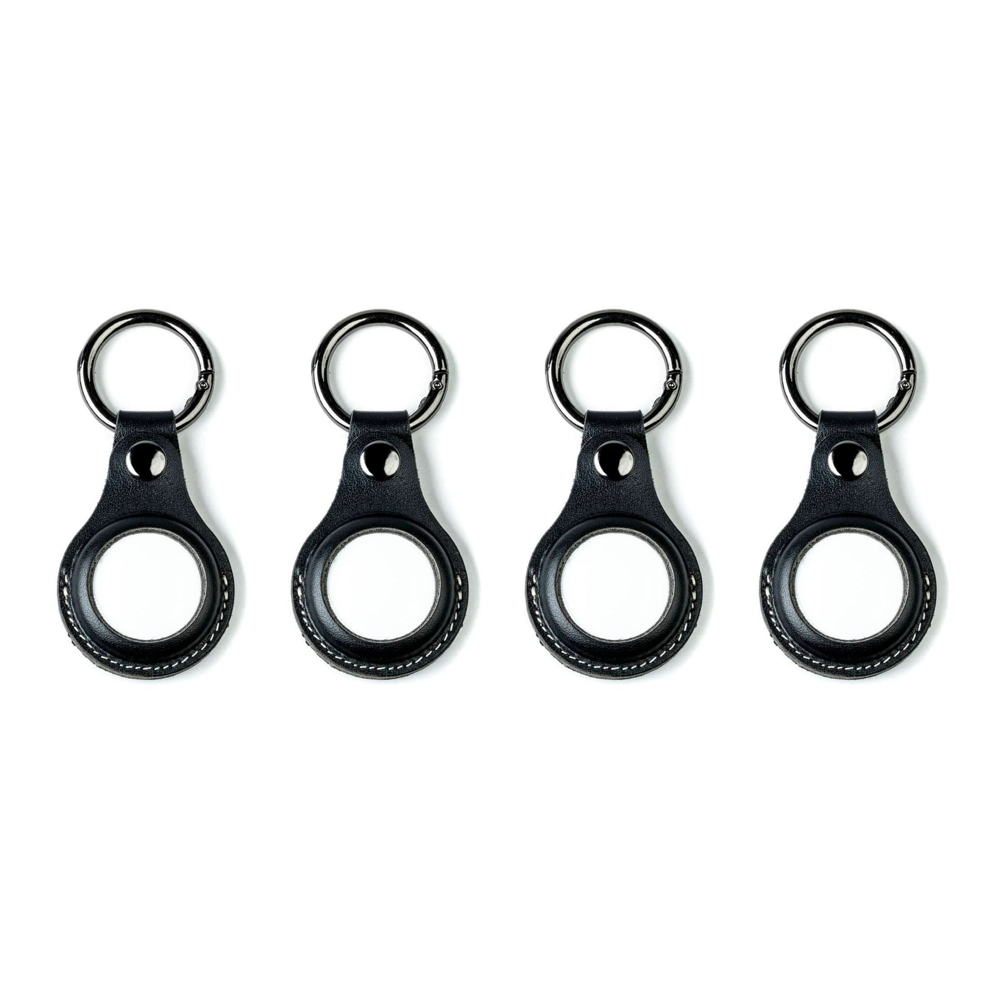 Burton Goods LLC® Leather Accessories Leather Airtag Keychain