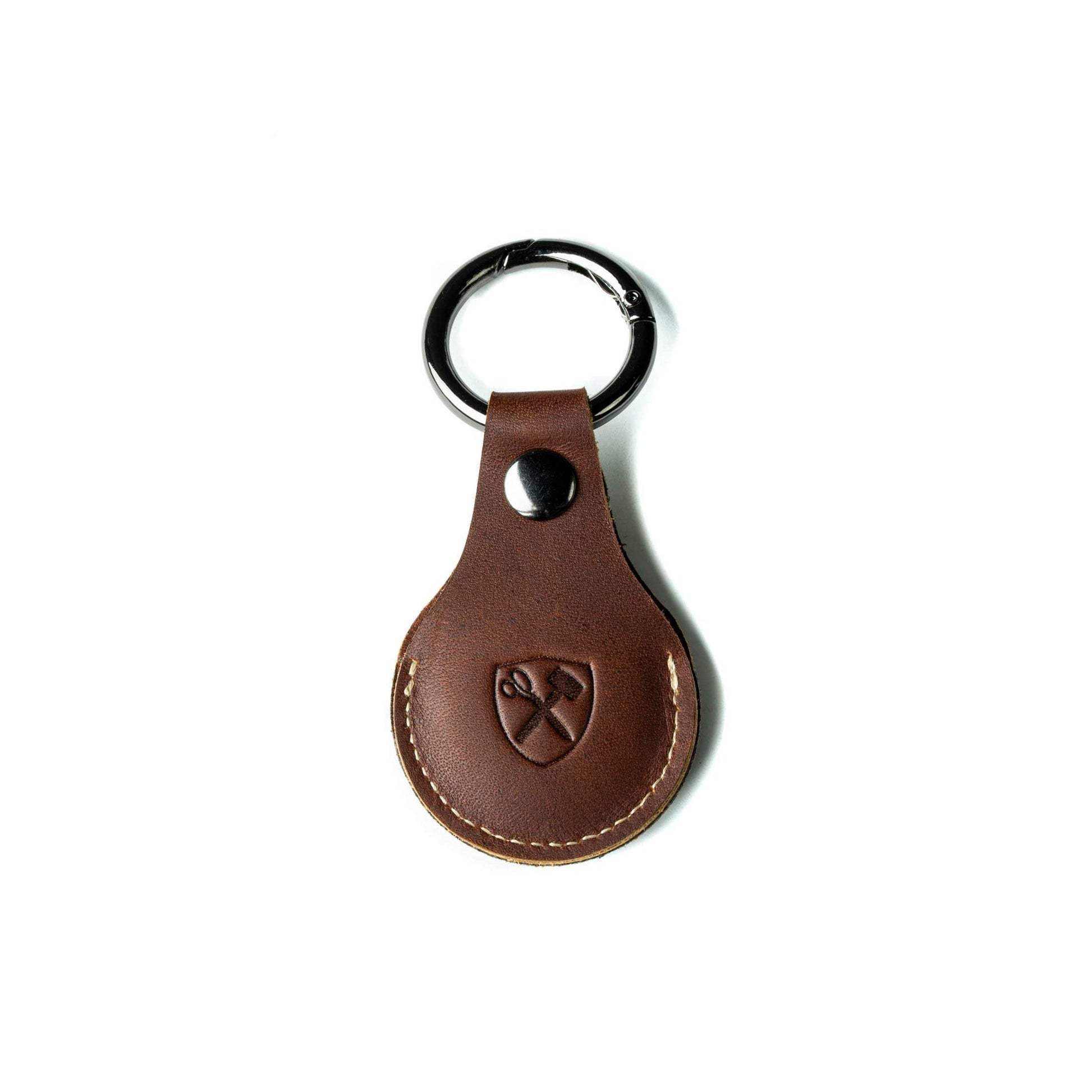 Burton Goods LLC® Leather Accessories Leather Airtag Keychain