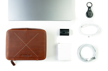 Burton Goods LLC® Leather Techfolio Cord Organizer