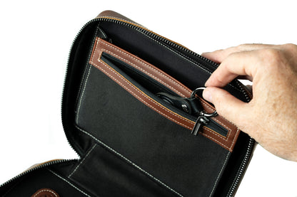 Burton Goods LLC® Leather Techfolio Cord Organizer