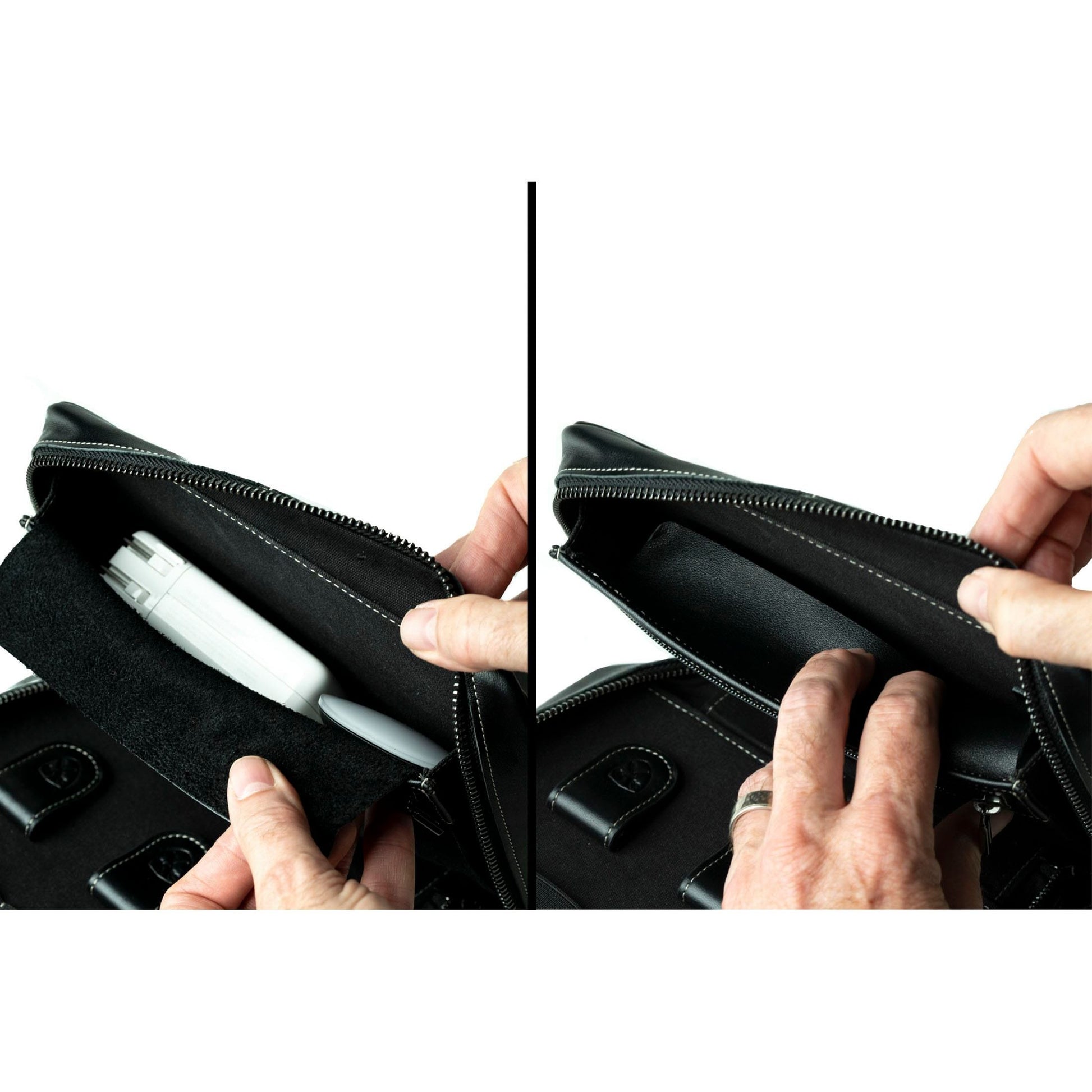 Burton Goods LLC® Leather Accessories Leather Techfolio Cord Organizer