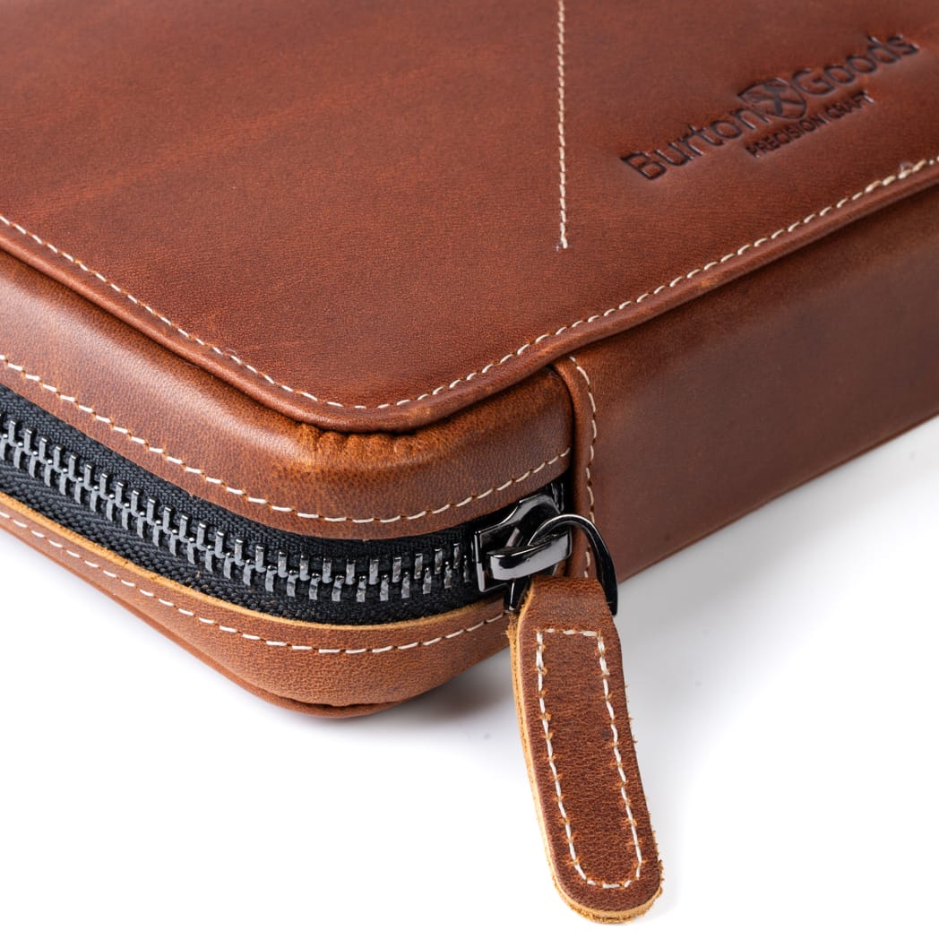 Burton Goods LLC® Leather Accessories Slim Leather Techfolio Cord Organizer