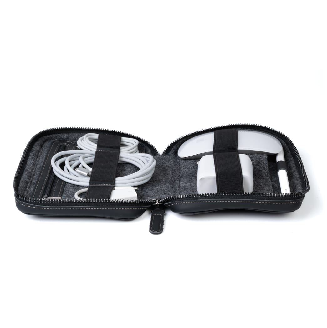 Burton Goods LLC® Leather Accessories Slim Leather Techfolio Cord Organizer