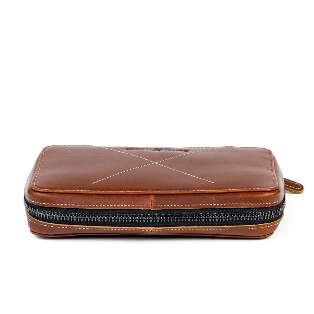 Burton Goods LLC® Leather Accessories Slim Leather Techfolio Cord Organizer