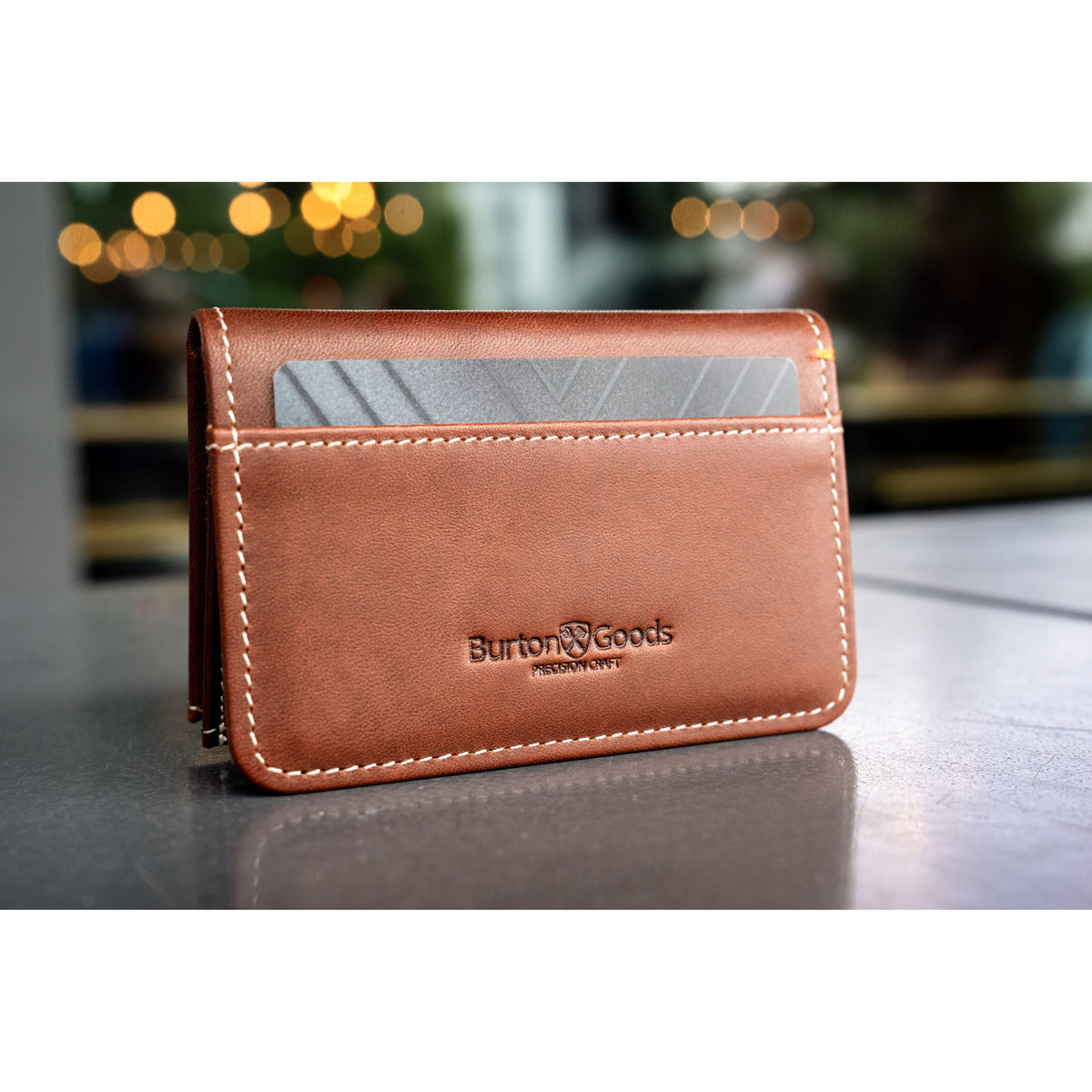 Ultra Compact Bi-Fold Leather Wallet – Burton Goods LLC®