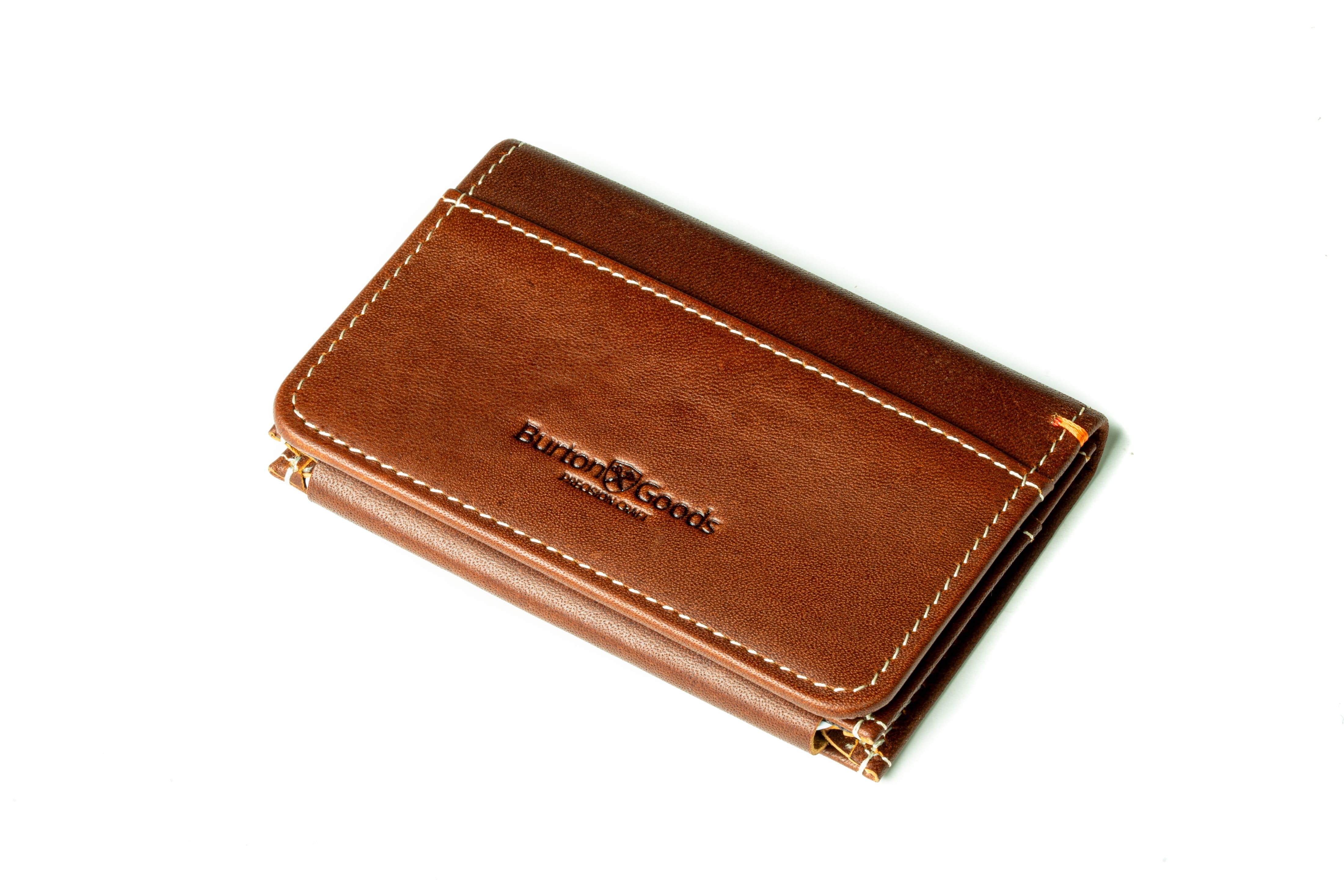 Ultra Compact Bi-Fold Leather Wallet – Burton Goods LLC®