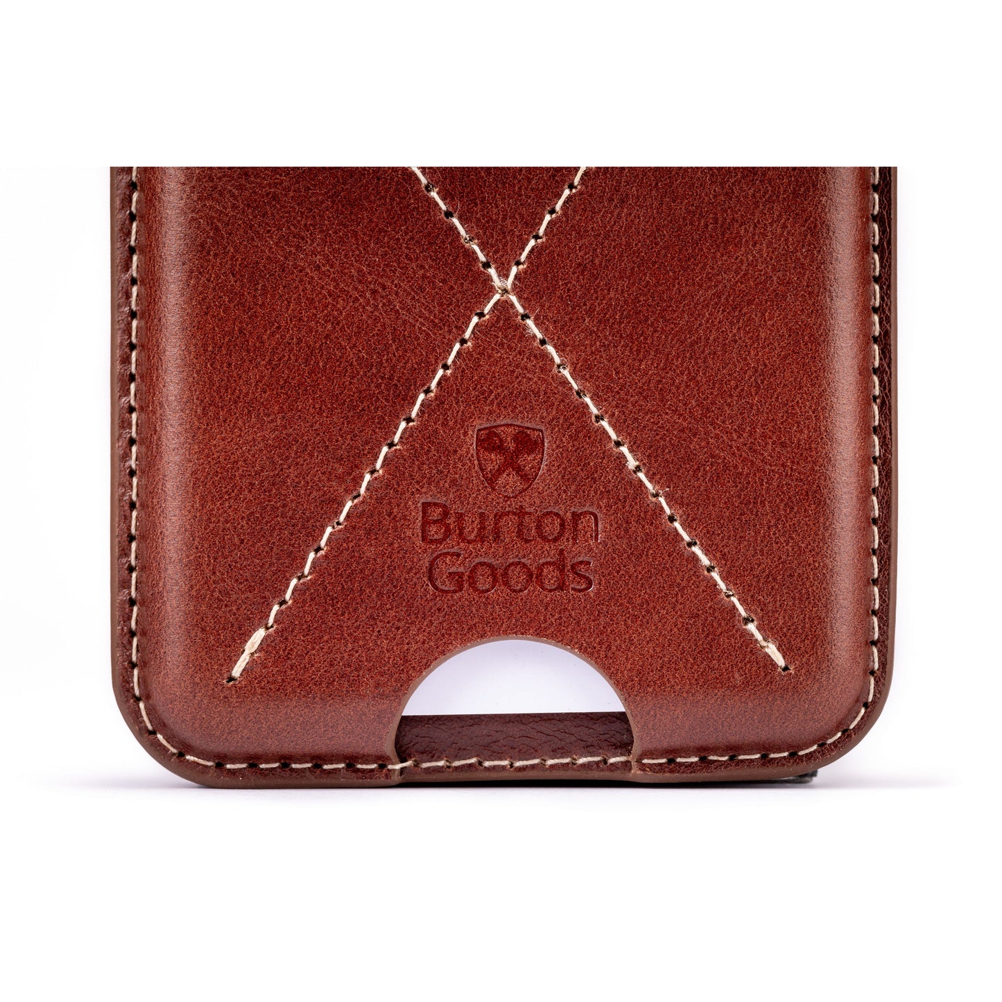 Burton Goods LLC® Leather iPhone 15 Pro Case Value Bundle