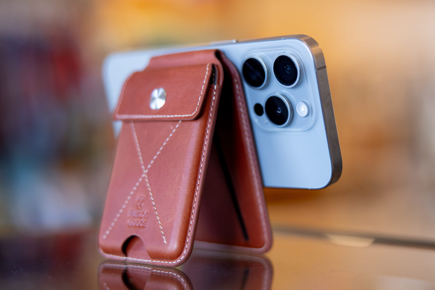 Burton Goods LLC® Leather iPhone 15 Pro Max Value Bundle