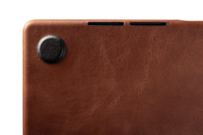 Burton Goods LLC MacBook Air Case Mahogany Luxury Leather Slim Case For MacBook Air 15 Inch